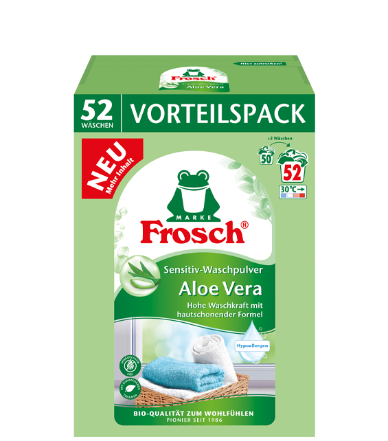 Produkt Sensitiv-Waschpulver Aloe Vera