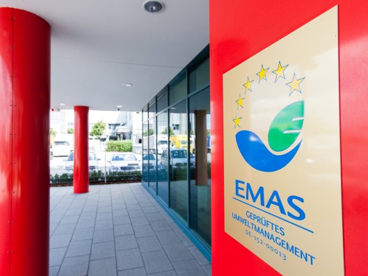 Eingangsbereich der Werner & Mertz GmbH