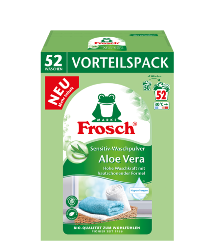 Produkt Sensitiv-Waschpulver Aloe Vera